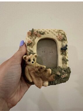 Fancy Frames Small Teddy Bear And Floral 3d Picture Frame 5 inch